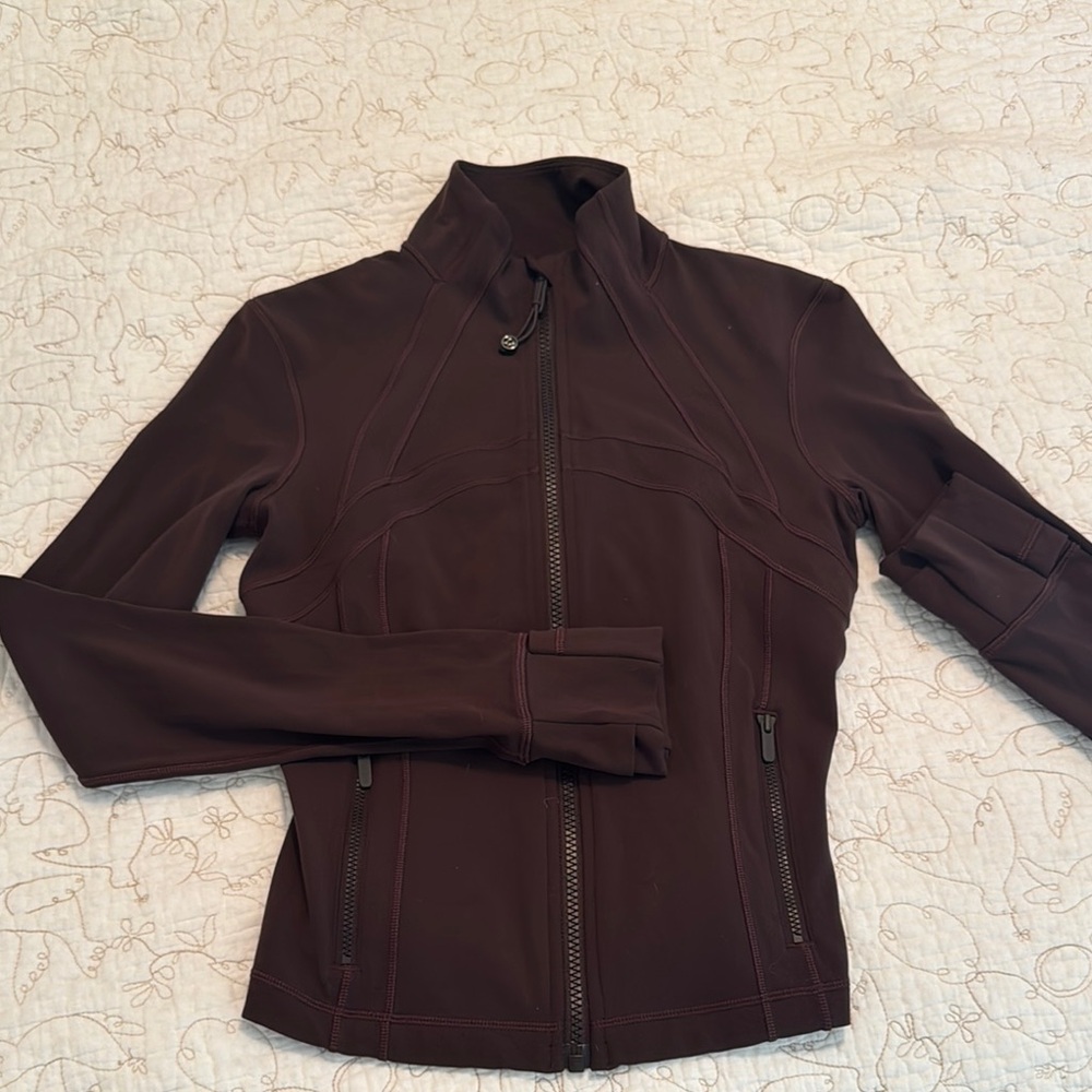 Lululemon cropped define Jacket espresso